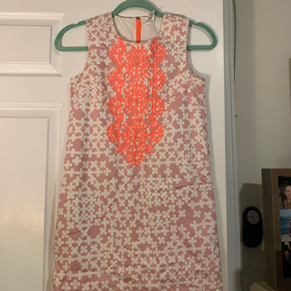 J. Crew girls patterned shift dress - size 12